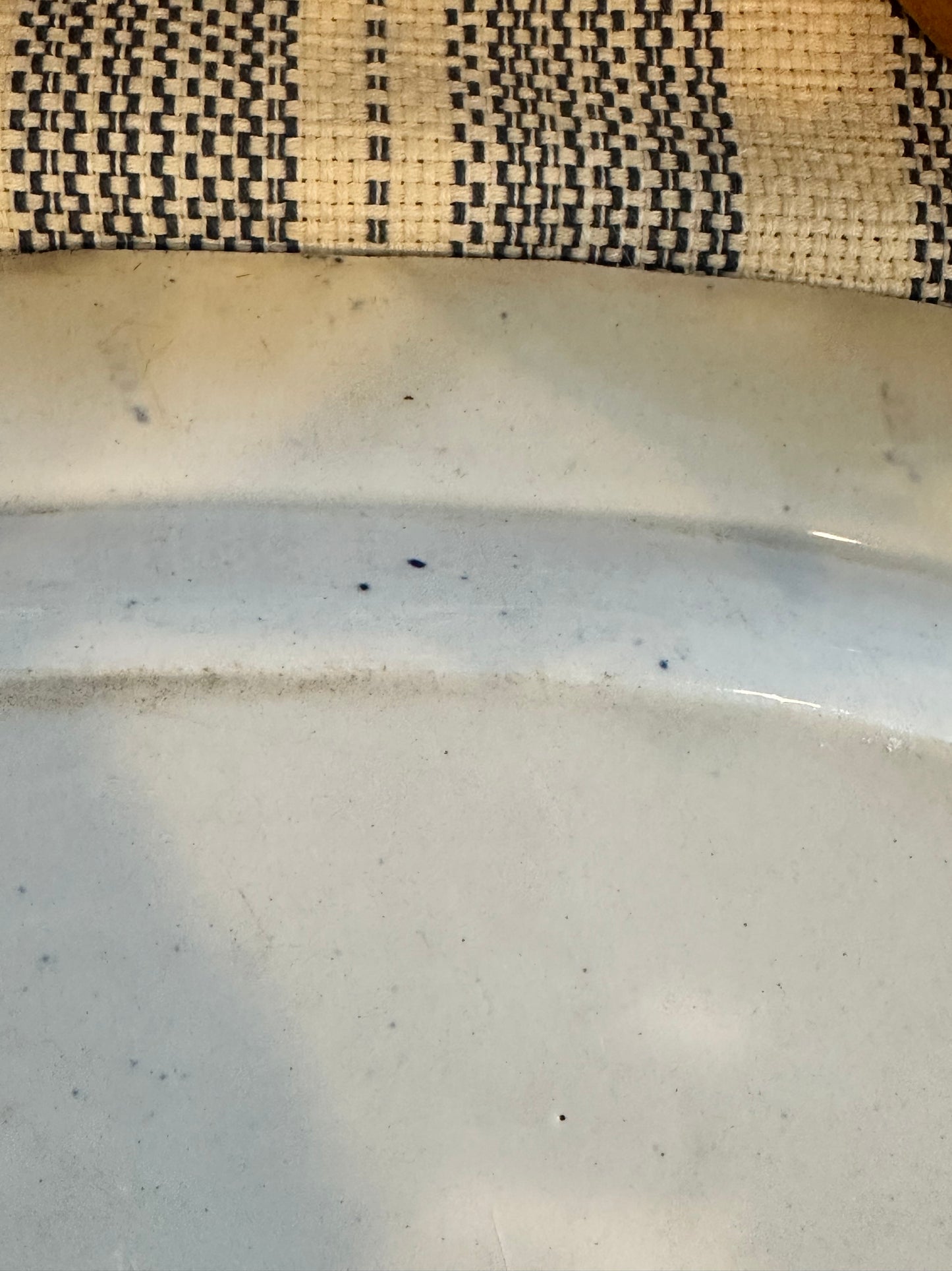 Antique Blue Willow Platter | Large English Transferware Serving Dish