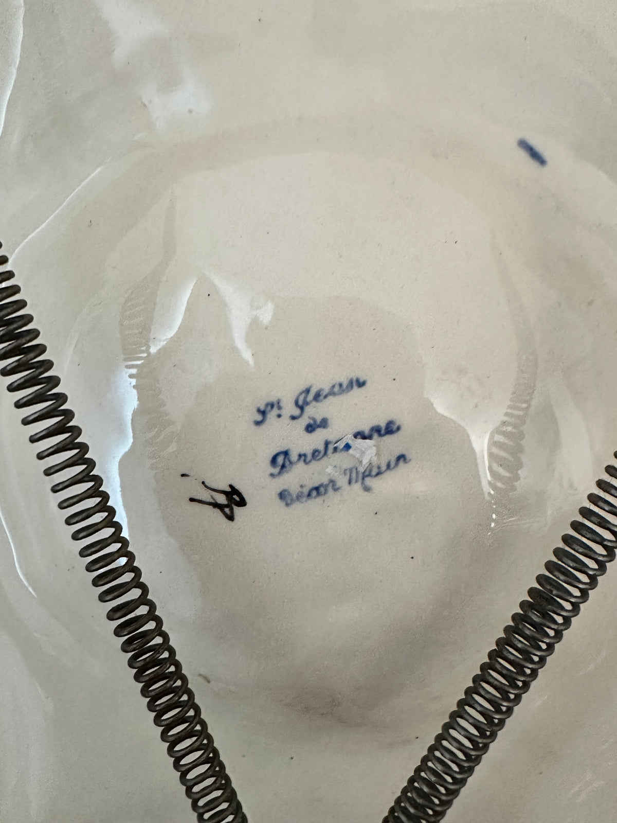 Vintage French Saint Jean de Bretagne Oyster Platter – 15"