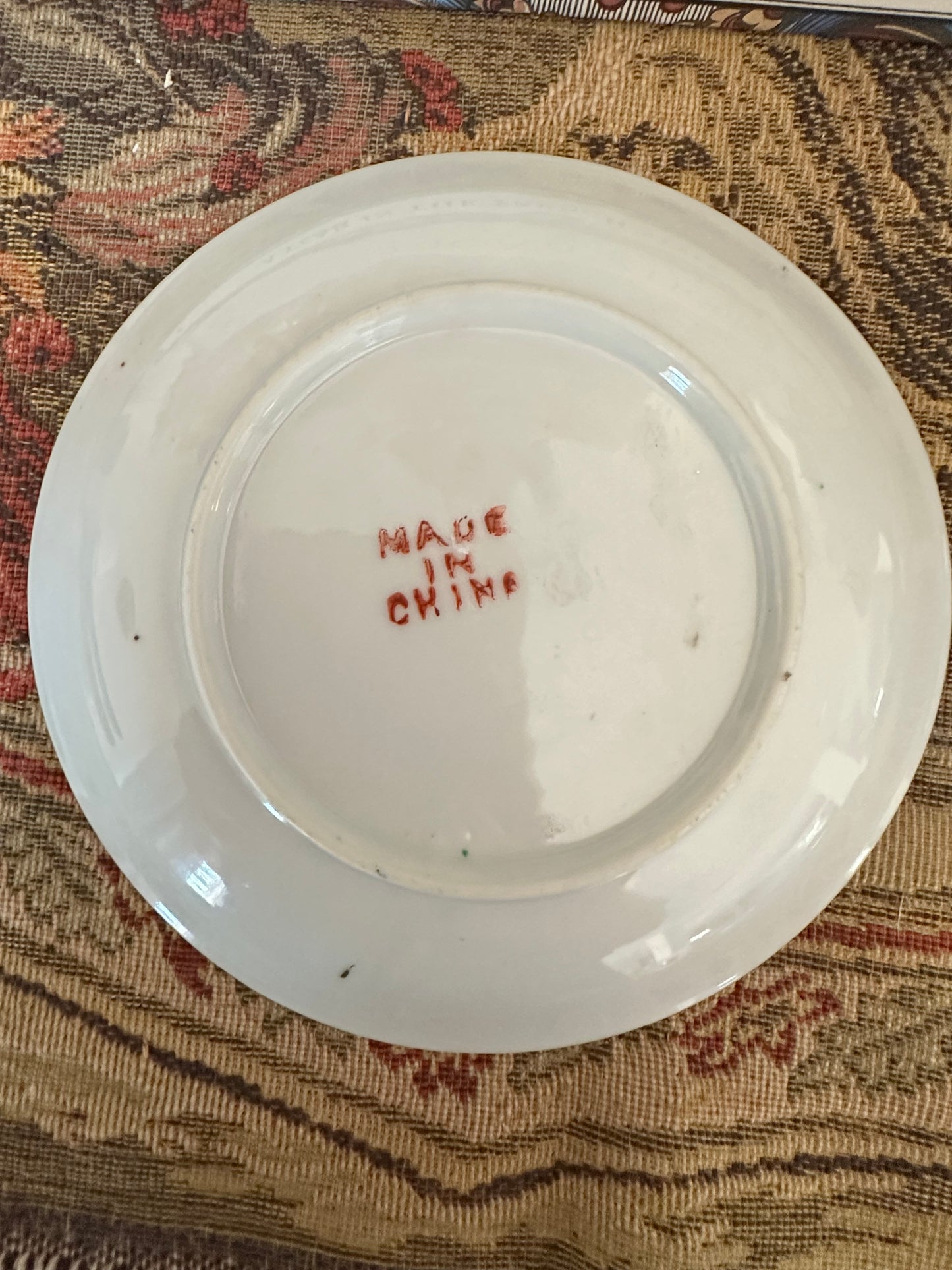 Vintage Chinese Rose Medallion Plate, Republic Period, circa 1920s–1940s - 5.5"