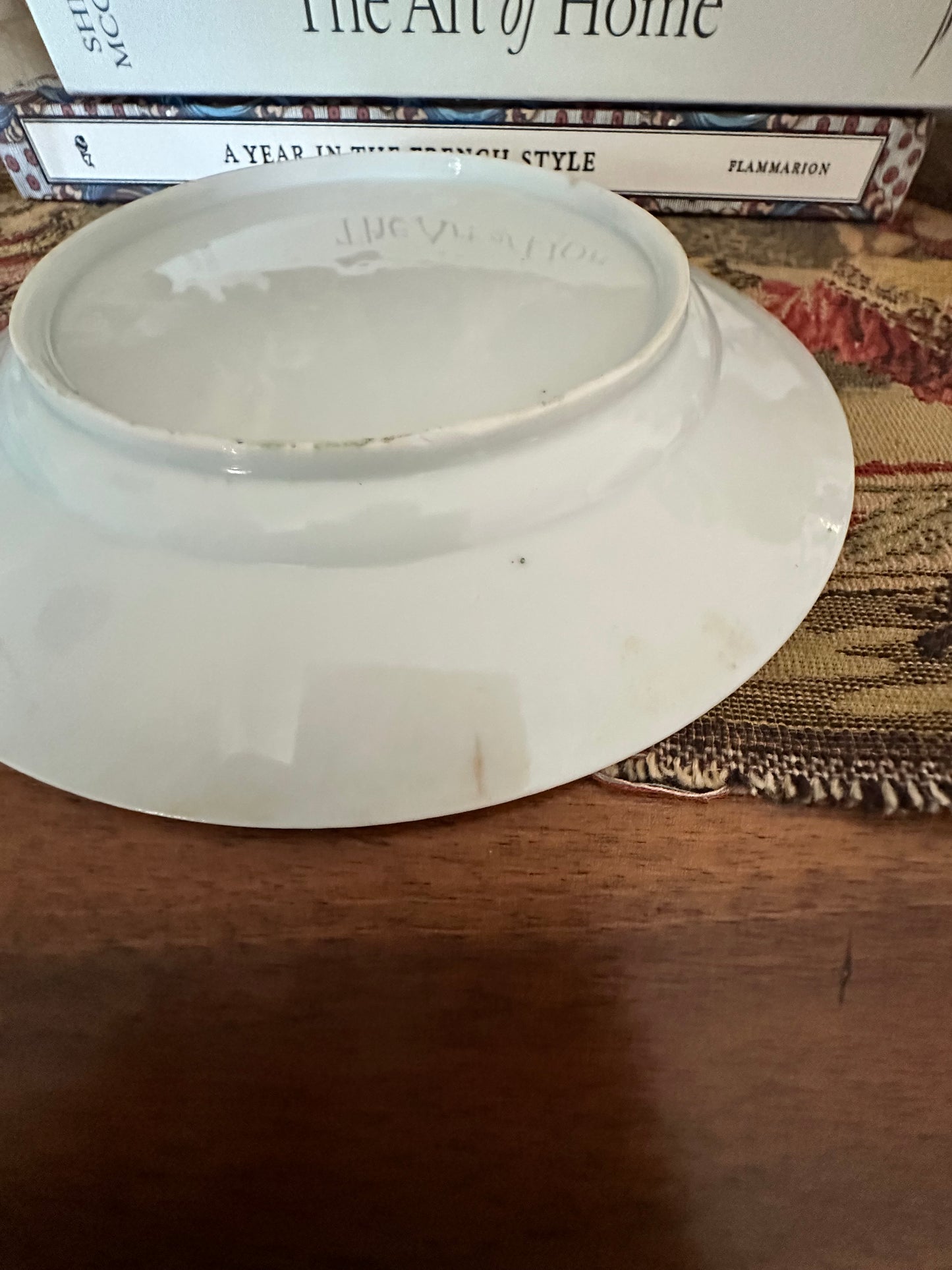 Antique Chinese Rose Medallion Plate | 8.5"