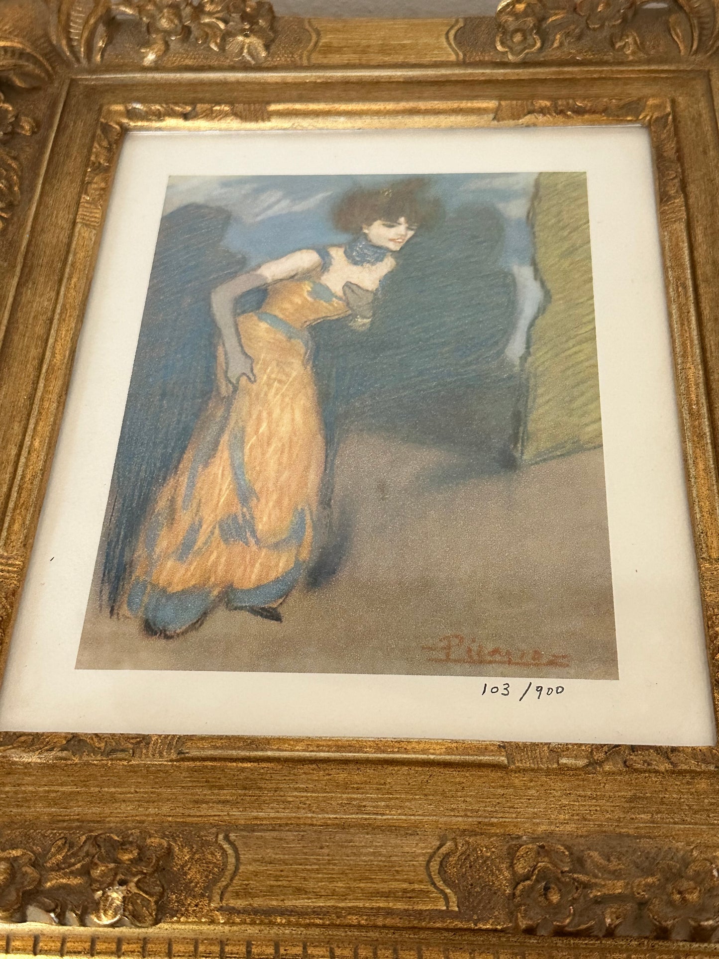 Framed Pablo Picasso "The End of the Act" Limited Edition Giclée Print, Numbered 103/900