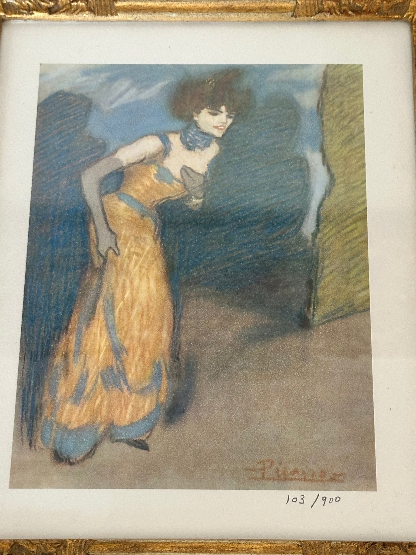 Framed Pablo Picasso "The End of the Act" Limited Edition Giclée Print, Numbered 103/900