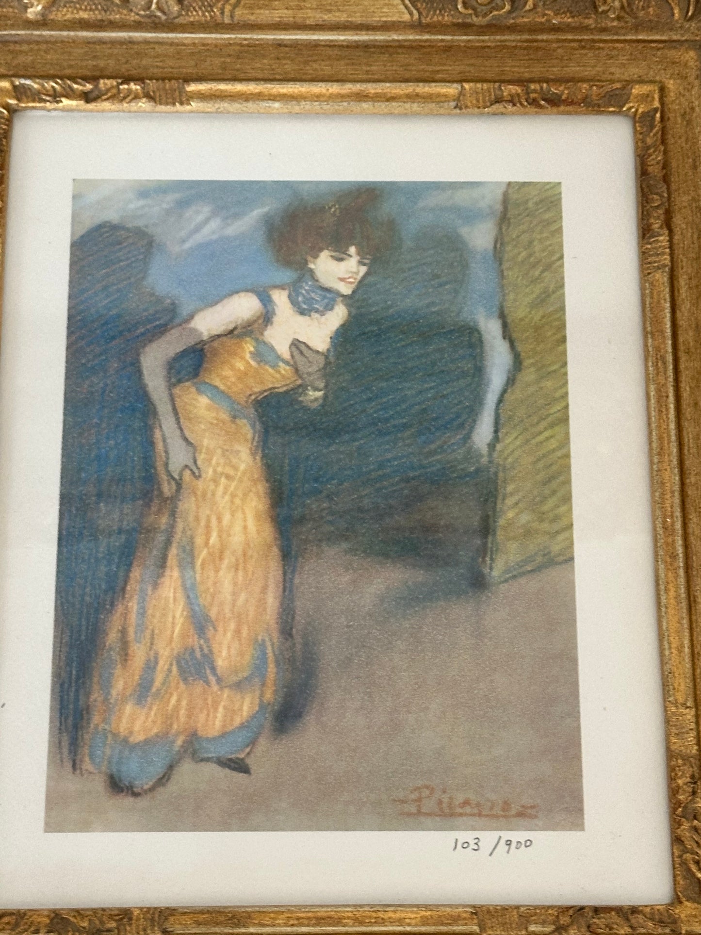 Framed Pablo Picasso "The End of the Act" Limited Edition Giclée Print, Numbered 103/900