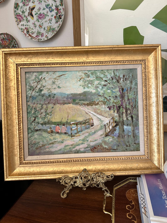 Lou Gordon Original Oil Painting - Texas Impressionist Landscape