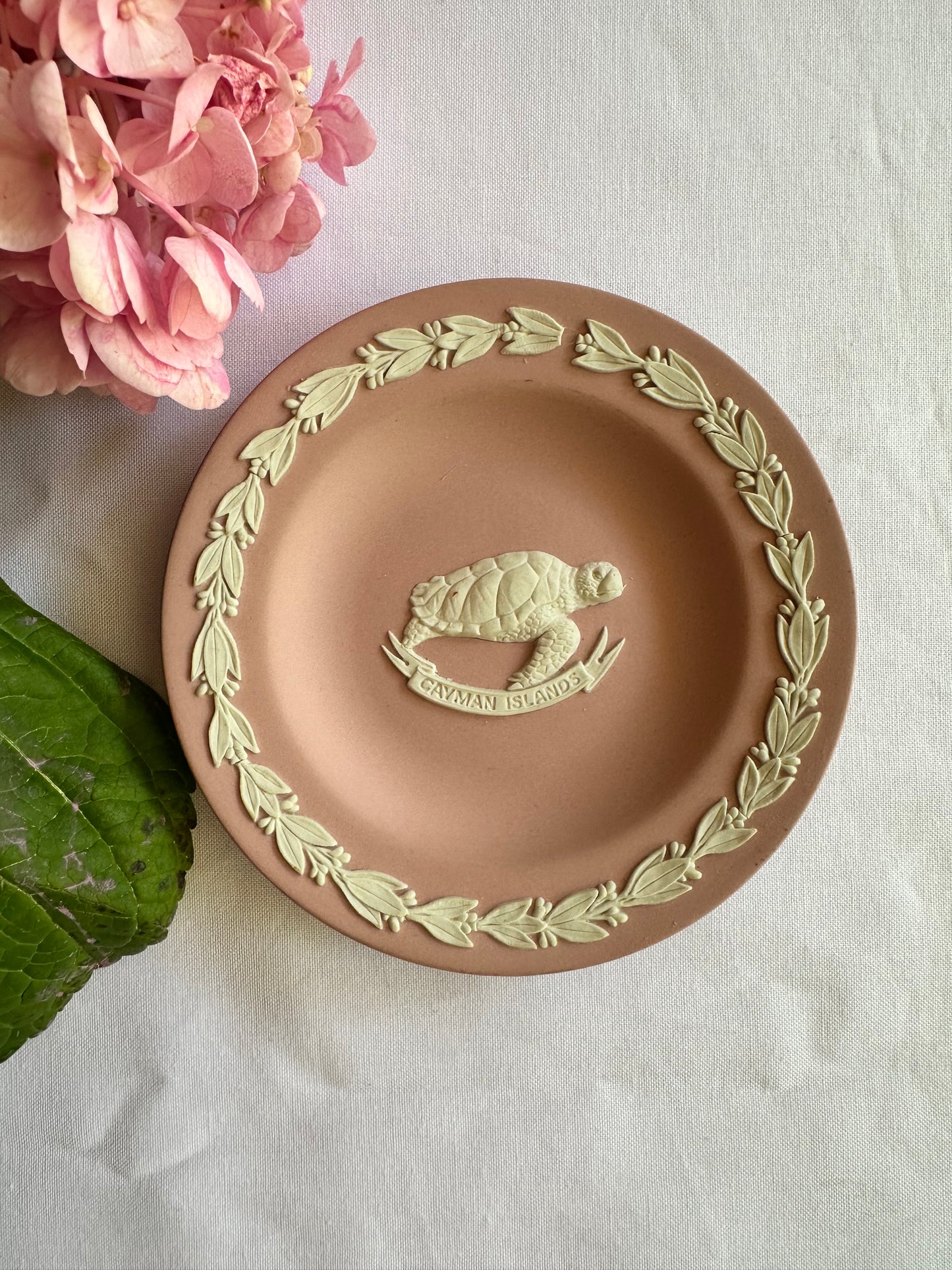 Vintage Wedgwood Jasperware Trinket Dish – Cayman Islands Sea Turtle