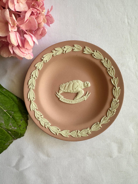 Vintage Wedgwood Jasperware Trinket Dish – Cayman Islands Sea Turtle