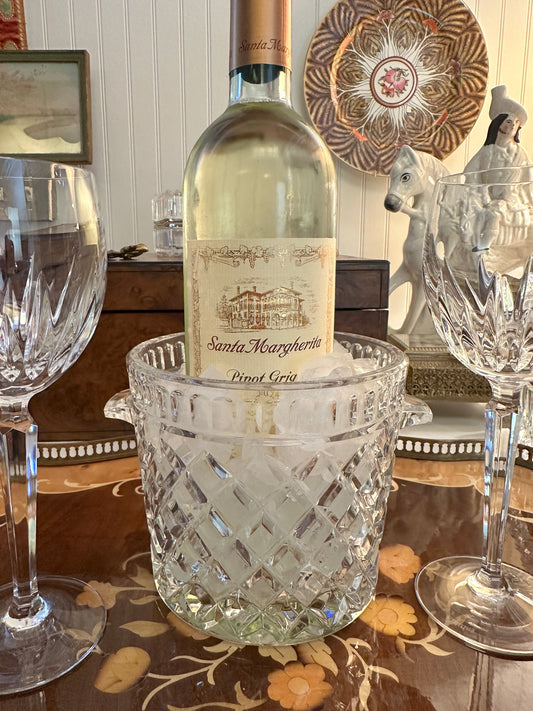 Vintage Cut Crystal Ice Bucket – Classic Barware