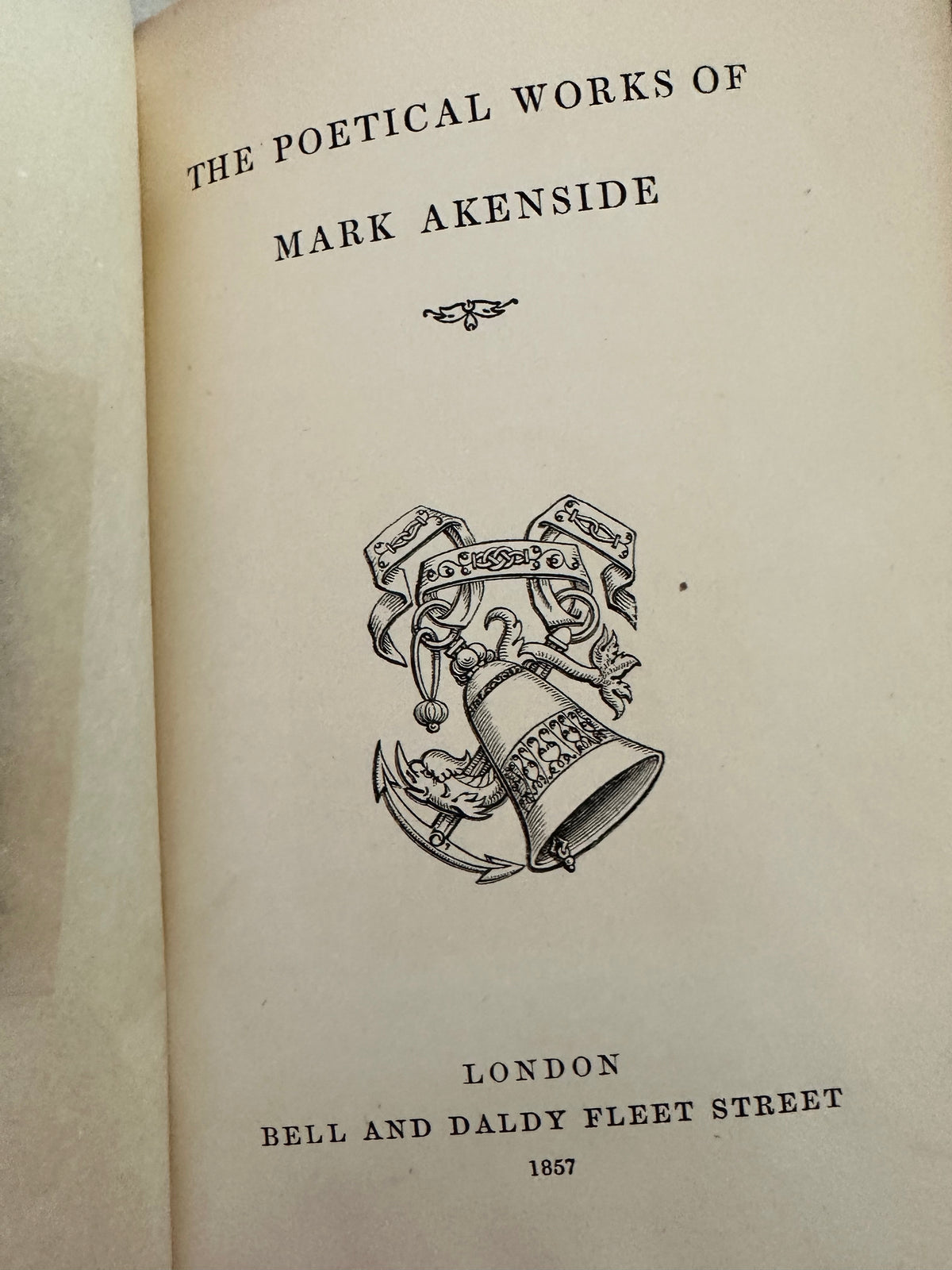 Antique 1850s Aldine Edition British Poets – Set of 4 Green & Gilt Books