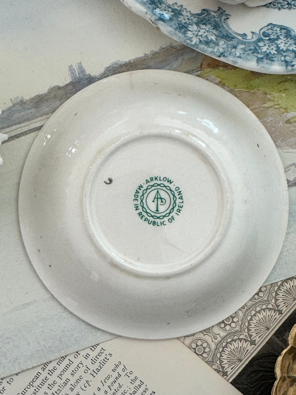 Vintage 1960s Irish Arklow Pottery Fox Hunt Dish